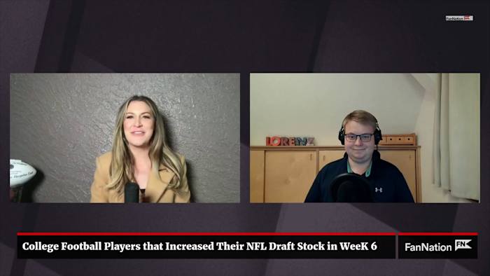 NFL DRAFT STOCK INCREASE THROUGH WEEK 6